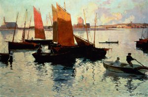 Luce serale al porto di Camaret, 1892